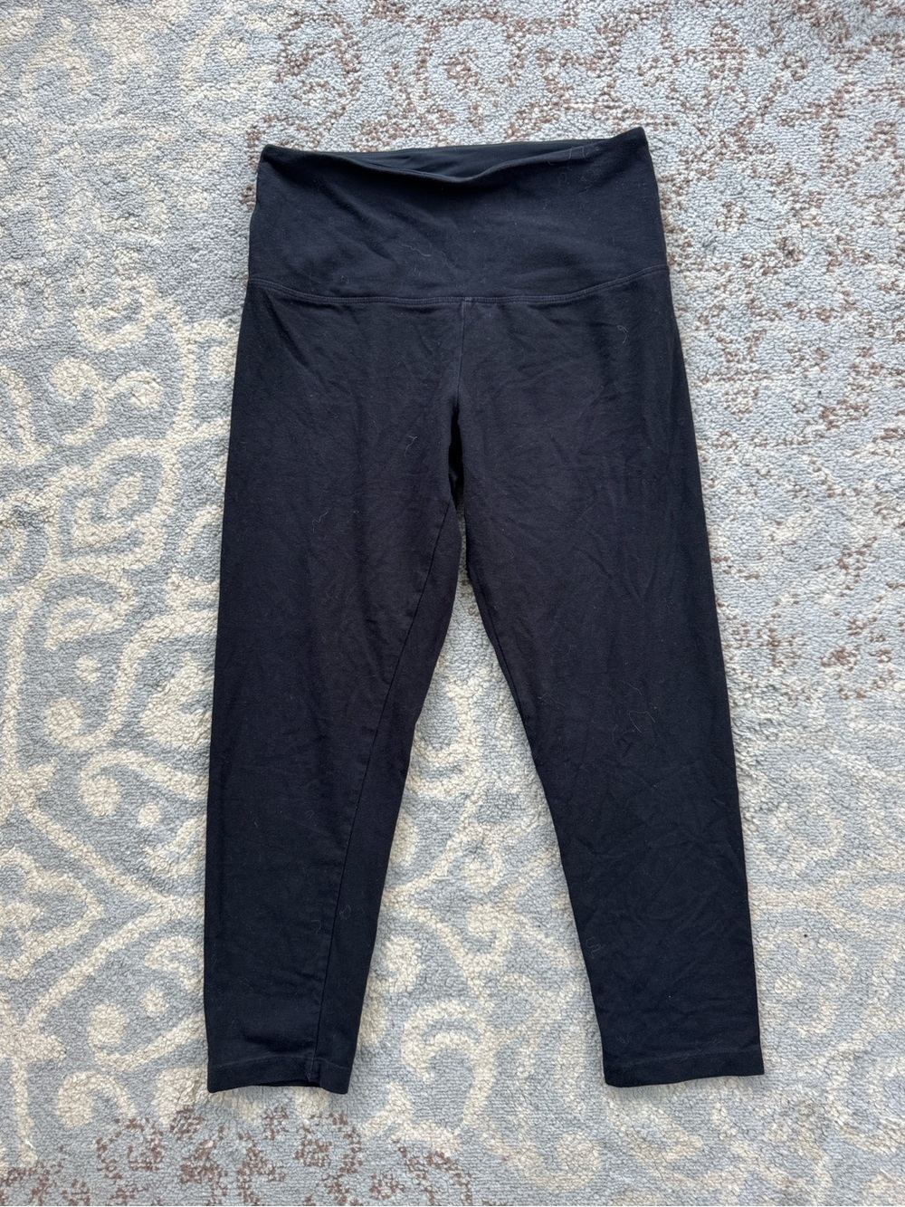 Ruby Ribbon High Waist Leggings Black Medium
